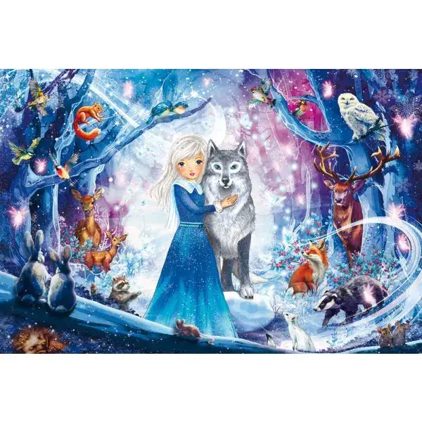 Schmidt Spiele Prinzessin im Winterwald, 100 Teile Kinderpuzzle Neueste Stile
