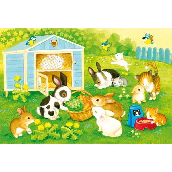 Schmidt Spiele Niedliche Haustiere, 3 x 24 Teile Kinderpuzzle Letzte 2 Tage