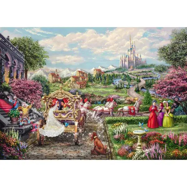 Schmidt Spiele Thomas Kinkade Studios: Disney Dreams Collection - Cinderella Happily Ever After (Aschenputtel - Glücklich bis ans Ende), 1.000 Teile Bis zu 60% Rabatt