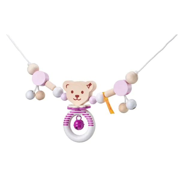 Schmidt Spiele Steiff: Wagenkette rosa, 63 cm