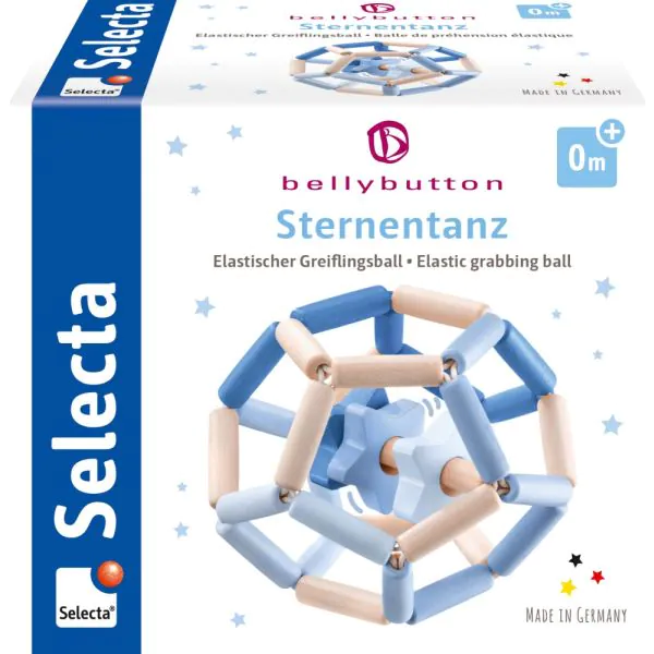 Schmidt Spiele bellybutton: Sternentanz blau, Greiflingsball, 11,5 cm Black Friday Preise