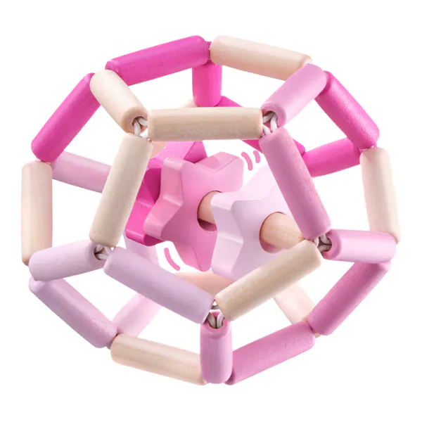 Schmidt Spiele bellybutton: Sternentanz rosa, Greiflingsball, 11,5 cm