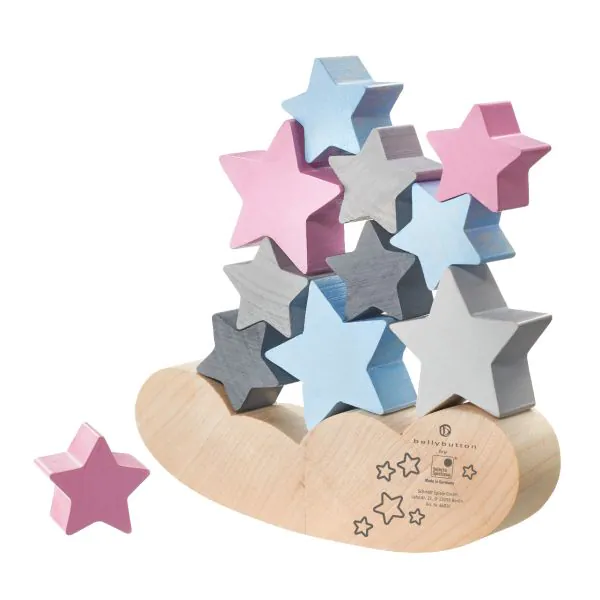 Schmidt Spiele bellybutton: Sternenhimmel, Stapelspielzeug aus Holz
