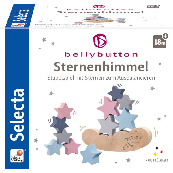 Schmidt Spiele bellybutton: Sternenhimmel, Stapelspielzeug aus Holz Online