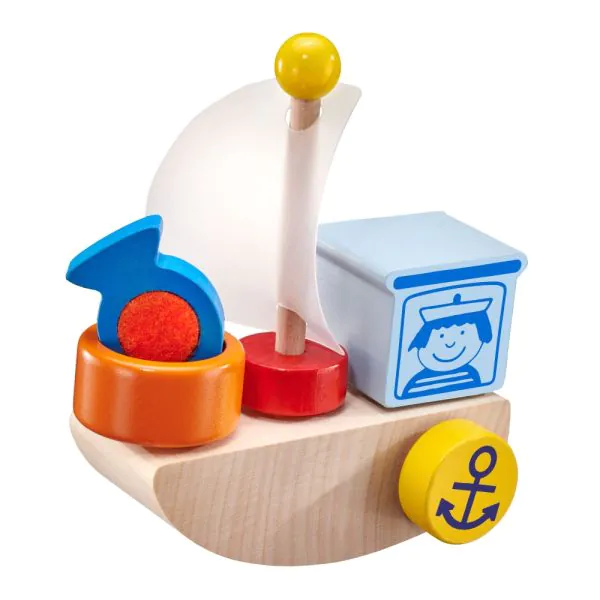 Schmidt Spiele Klettini® Boot, Klett-Stapelspielzeug
