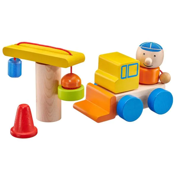 Schmidt Spiele Klettini® Baustelle, Klett-Stapelspielzeug