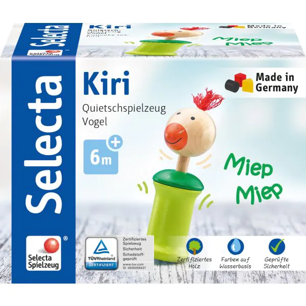 Schmidt Spiele Kiri Vogel - Greifling mit Quietsche Fabrik Onlineshop