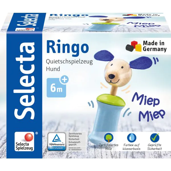 Schmidt Spiele Ringo - Greifling mit Quietsche Großer Ausverkauf
