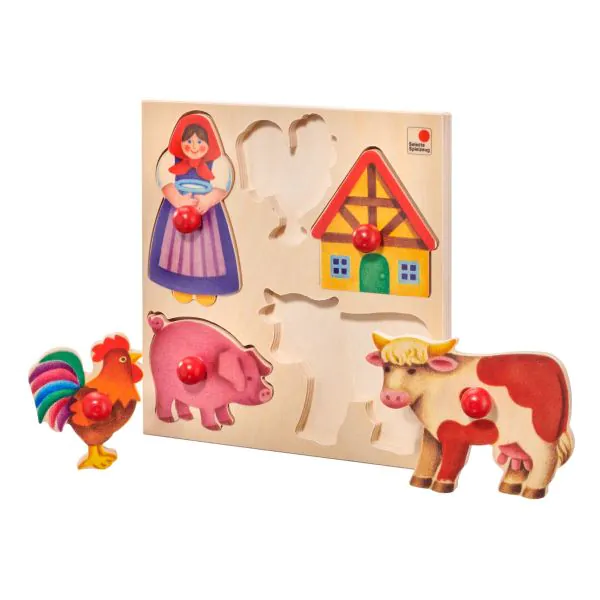 Schmidt Spiele Greifpuzzle Bauernhof