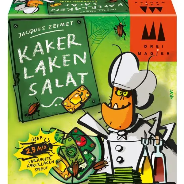 Schmidt Spiele Drei Magier®: Kakerlaken-Salat, Kartenspiel