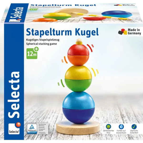 Schmidt Spiele Stapelturm Kugel zollfrei