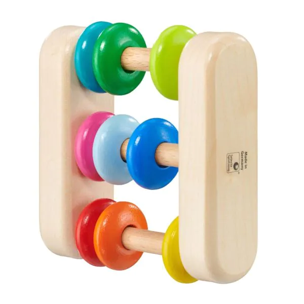 Schmidt Spiele Abacus, Greifling aus Holz, 7,5 cm