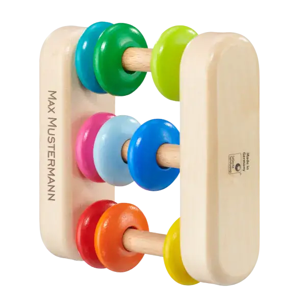 Schmidt Spiele Abacus, Greifling aus Holz, 7,5 cm Schlussverkauf