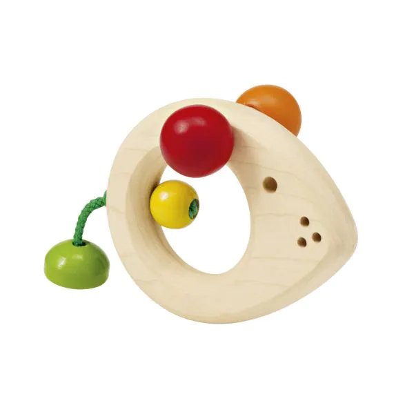 Schmidt Spiele Topino, Maus-Greifling aus Holz, 8 cm