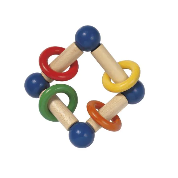 Schmidt Spiele Giralo, Greifling aus Holz, 12 cm