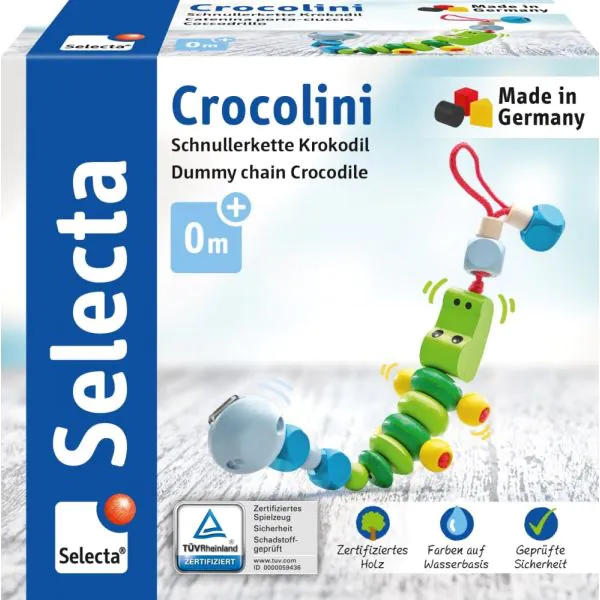 Schmidt Spiele Crocolini, Schnullerkette Fabrik Onlineshop