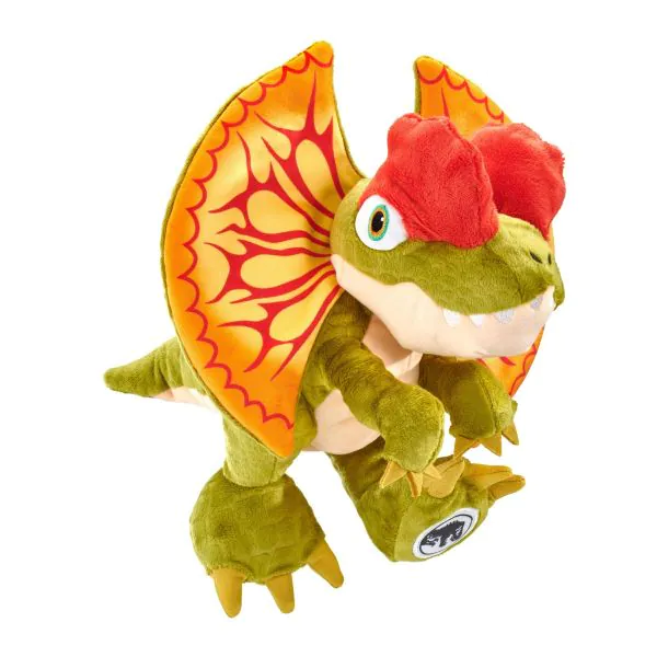 Schmidt Spiele Jurassic World: Dominion - Dilophosaurus, 25 cm, Plüschfigur