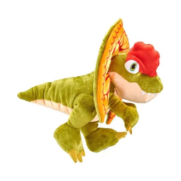 Schmidt Spiele Jurassic World: Dominion - Dilophosaurus, 25 cm, Plüschfigur Große Rabatte