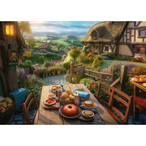 Schmidt Spiele Frühstück mit Aussicht, 1.000 Teile Puzzle im Angebot