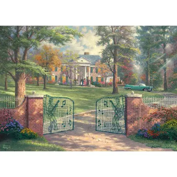 Schmidt Spiele Thomas Kinkade Studios: Graceland®, 50th Anniversary, 1.000 Teile Puzzle Meist gekauft