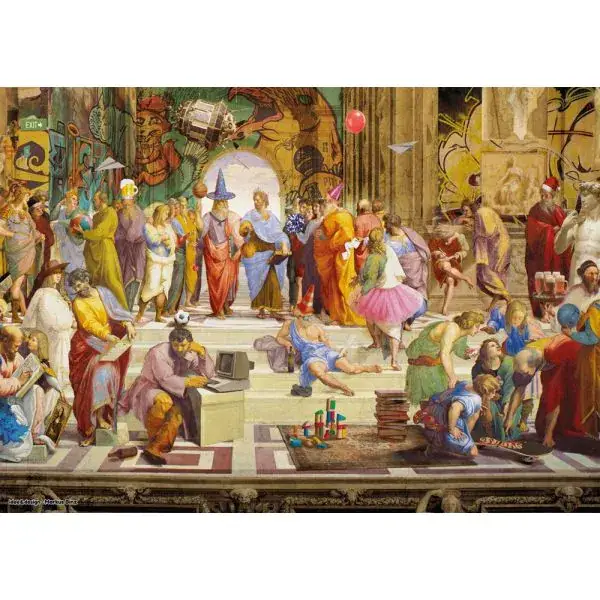 Schmidt Spiele Markus Binz: Die Schule von Athen 2024, 1.000 Teile Puzzle Online Shopping