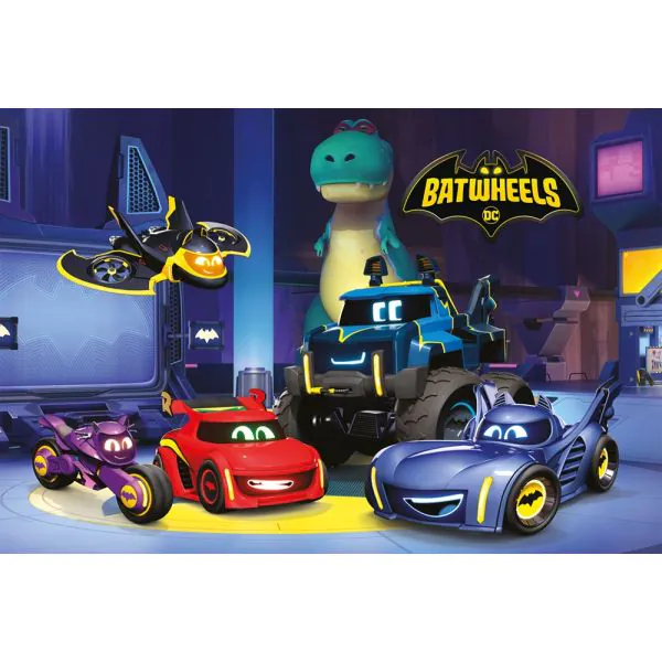 Schmidt Spiele DC Batwheels: Bam, Batwing, Bibi, Buff und Redbird in der Bathöhle, 60 Teile Kinderpuzzle Valentinstagsangebot