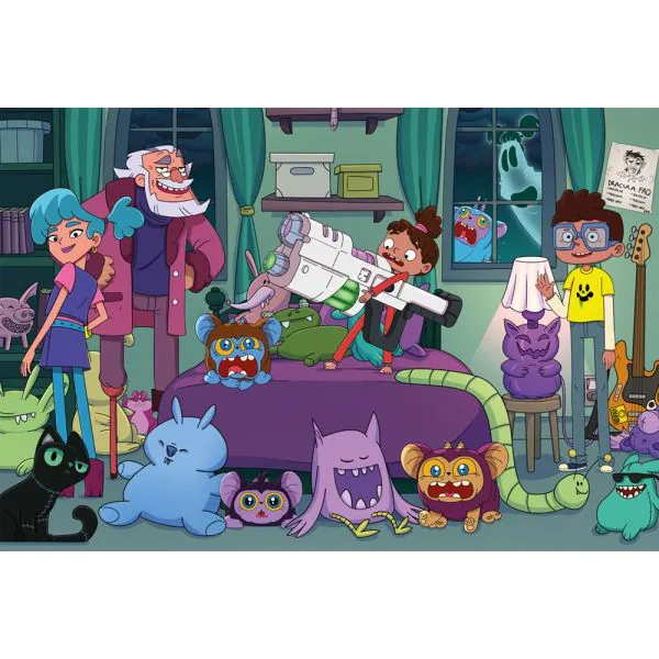 Schmidt Spiele Monster Loving Maniacs: Bo als Monsterjäger, 150 Teile Kinderpuzzle Online Outlet