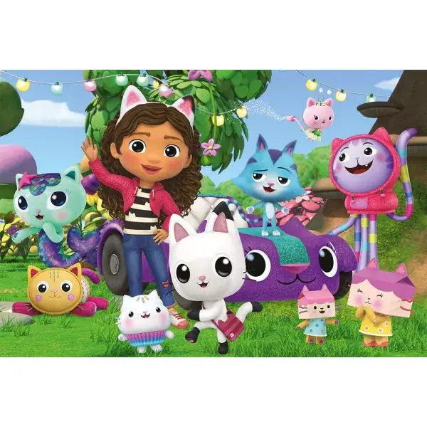 Schmidt Spiele Gabby's Dollhouse: Fröhliche Freunde, 60 Teile Kinderpuzzle Letzte 3 Tage