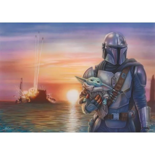 Schmidt Spiele Thomas Kinkade Studios: Star Wars The Mandalorian™ – A New Direction, 1.000 Teile Puzzle 50% Rabatt mit kostenlosem Versand