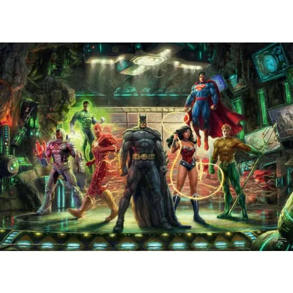 Schmidt Spiele Thomas Kinkade Studios: The Justice League, 1.000 Teile Puzzle Clearance-Verkauf