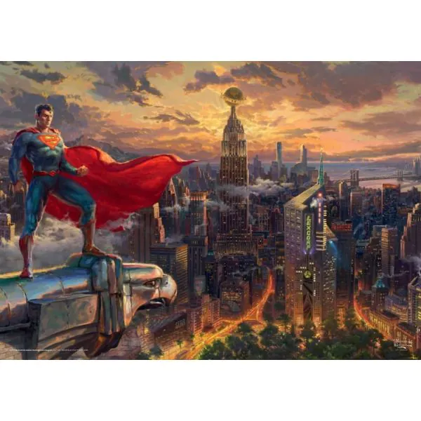 Schmidt Spiele Thomas Kinkade Studios: Superman - Protector of Metropolis, 1.000 Teile Puzzle Kostenloser Versand international
