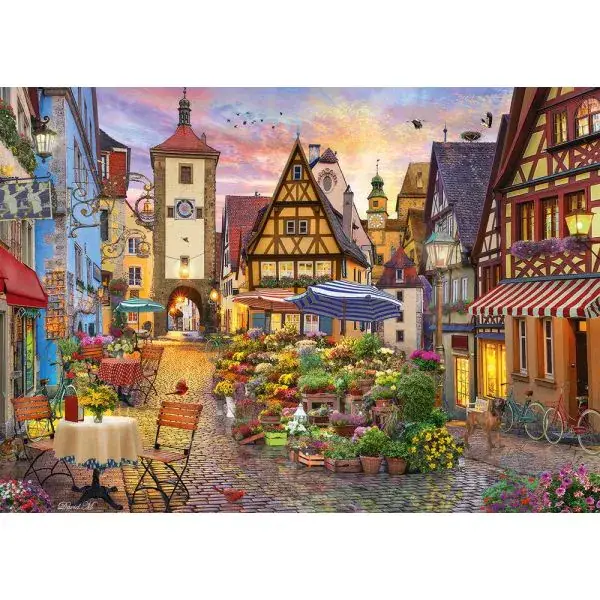 Schmidt Spiele Romantisches Bayern (Rothenburg ob der Tauber), 1.000 Teile Puzzle Online