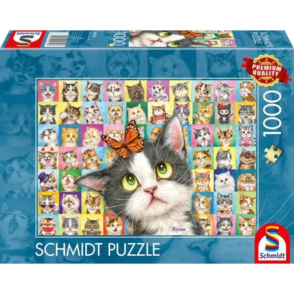 Schmidt Spiele Katzen-Mimik, 1.000 Teile Puzzle Outlet