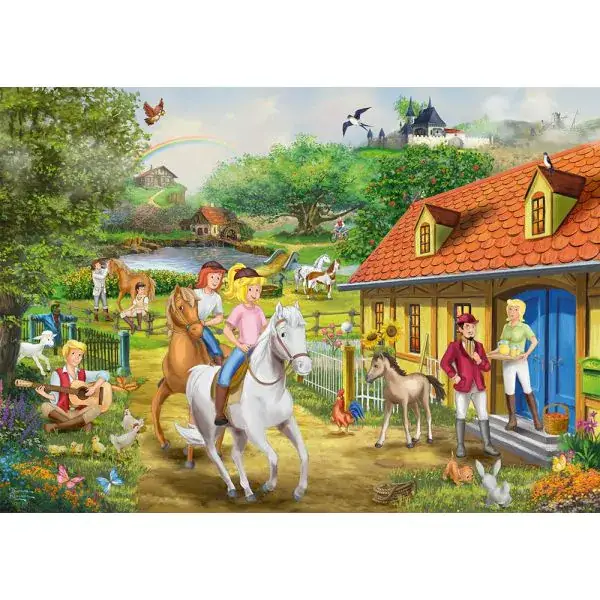 Schmidt Spiele Thomas Kinkade Studios: Bibi & Tina – Spaß auf dem Martinshof, 1.000 Teile Puzzle Angebote