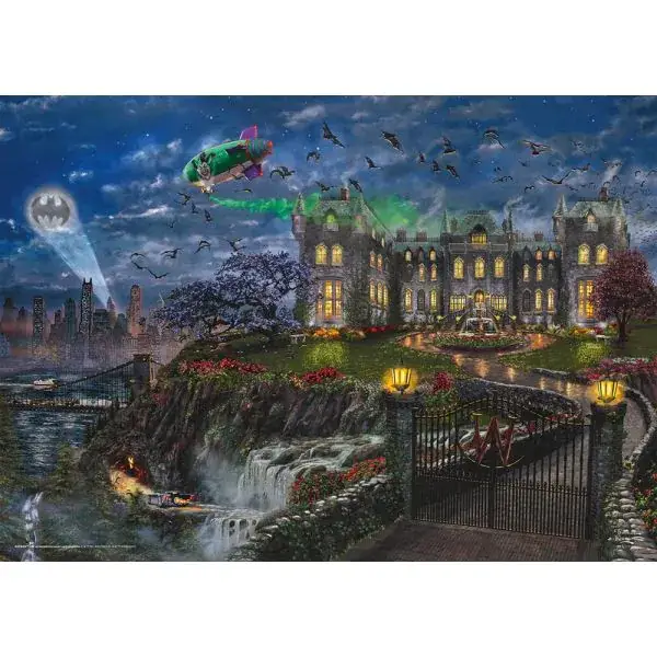 Schmidt Spiele Thomas Kinkade Studios: DC Comics, Warner Bros. - Wayne Manor™, 1.000 Teile Puzzle Schlussverkauf