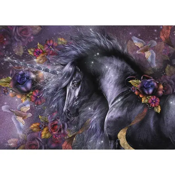 Schmidt Spiele Laurie Prindle: Blaue Rose, 1.000 Teile Puzzle Großer Ausverkauf