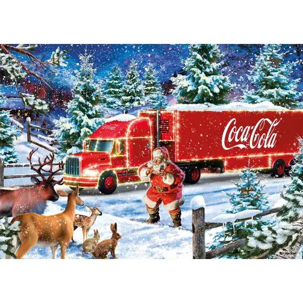 Schmidt Spiele Coca Cola: Christmas Truck, 1.000 Teile Puzzle Preisnachlass