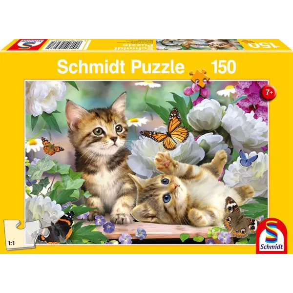 Schmidt Spiele Verspielte Katzenbabys, 150 Teile Kinderpuzzle Cyber Monday