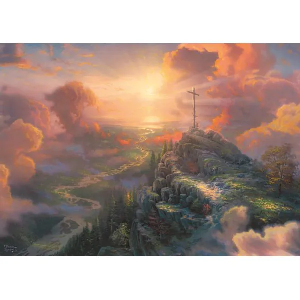 Schmidt Spiele Thomas Kinkade Studios: Spirit, Das Kreuz, 1.000 Teile Puzzle Zeitlich begrenztes Angebot