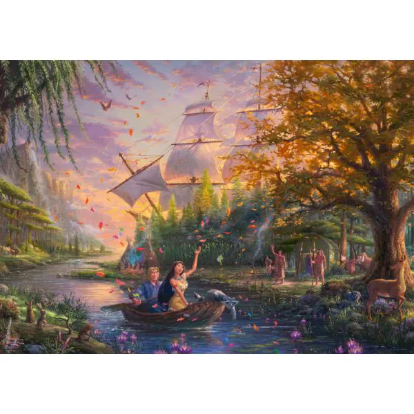 Schmidt Spiele Thomas Kinkade Studios: Disney Dreams Collection - Pocahontas, 1.000 Teile Puzzle Exklusive Angebote