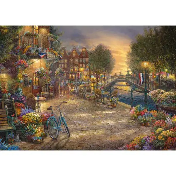 Schmidt Spiele Thomas Kinkade Studios: Amsterdam, 1.000 Teile Puzzle Neuheiten