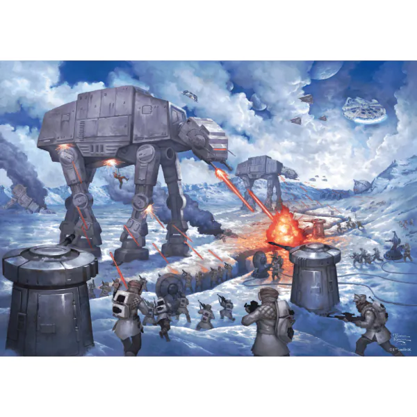 Schmidt Spiele Thomas Kinkade Studios : Star Wars - Die Schlacht von Hoth, 1.000 Teile Puzzle Neueste Stile