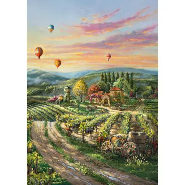 Schmidt Spiele Thomas Kinkade Studios: Peaceful Valley Vineyard, 1.000 Teile Puzzle Bis zu 60% Rabatt