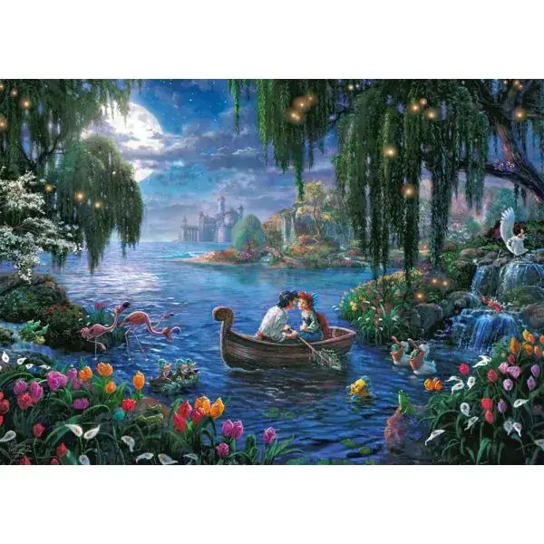 Schmidt Spiele Thomas Kinkade Studios: Disney Dreams Collections - The Little Mermaid and Prince Eric, 1.000 Teile Puzzle Sonderangebot der Fabrik