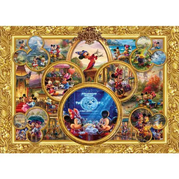 Schmidt Spiele Thomas Kinkade Studios: Disney Dreams Collections -Mickey & Minnie, 2.000 Teile Puzzle Vierteljährliche Förderung