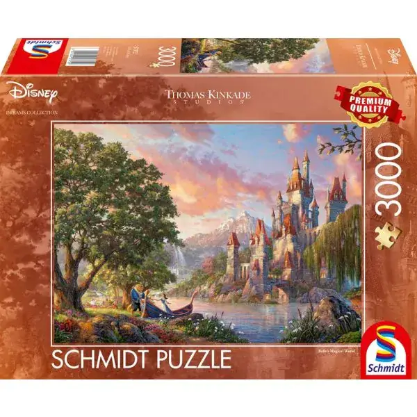 Schmidt Spiele Thomas Kinkade Studios: Disney Dreams Collections - Belle’s Magical World, 3.000 Teile Puzzle Bis zu 55% Rabatt