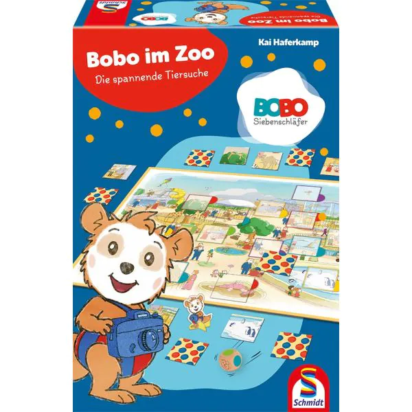 Schmidt Spiele Bobo Siebenschläfer: Bobo im Zoo – Die spannende Tiersuche, Kinderspiel Hotsell