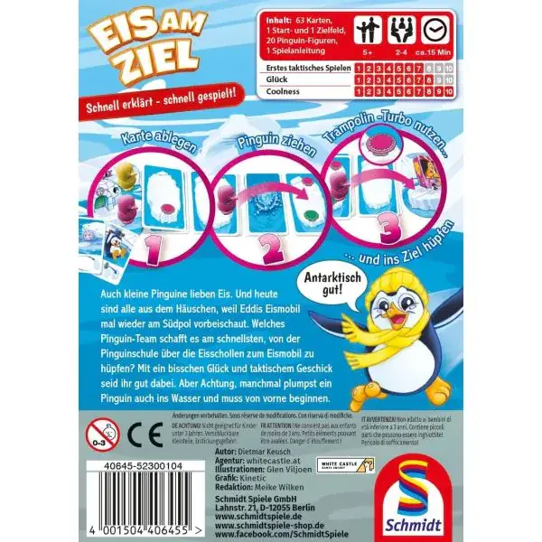 Schmidt Spiele Eis am Ziel, Kinderspiel Sonderangebot
