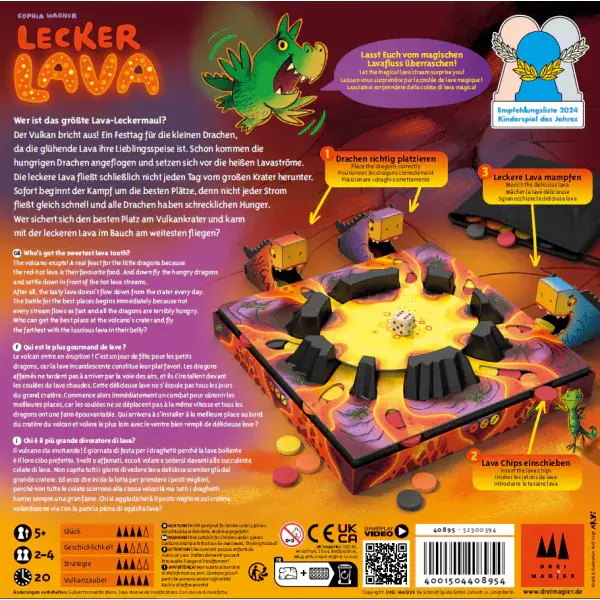 Schmidt Spiele Drei Magier®: Lecker Lava, Kinderspiel Rabatt
