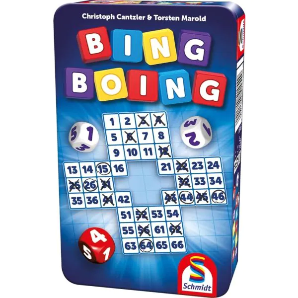 Schmidt Spiele Bing Boing, Reisespiel in der Metalldose